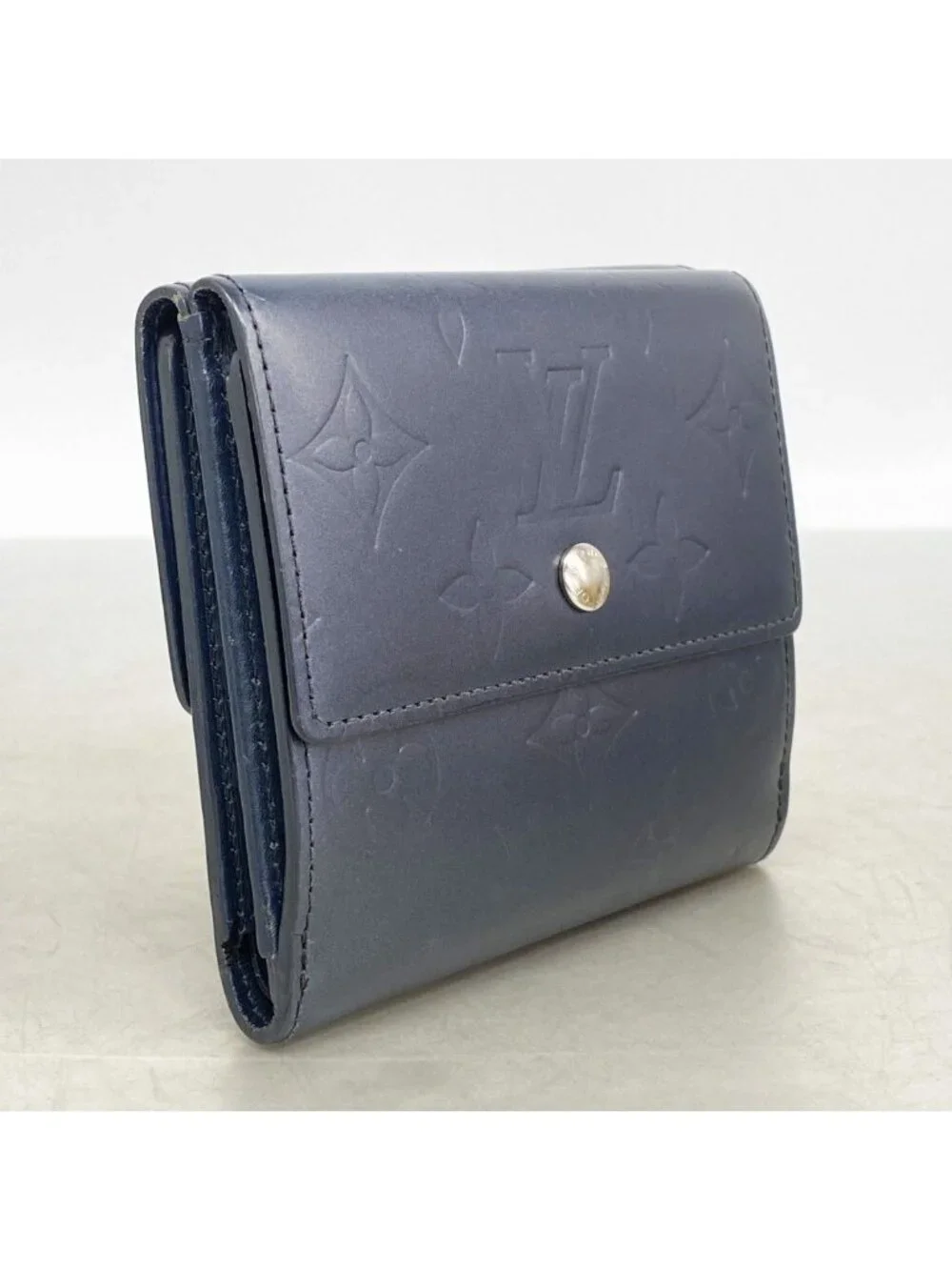 Louis Vuitton Trifold Wallet Monogram Matt Porte-Monnaie Billets Carte Cles de
